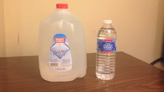 Jon Drinks Water #3813 Trader Joe's Natural Mountain Spring Water VS Giant Eagle Distilled Water Details