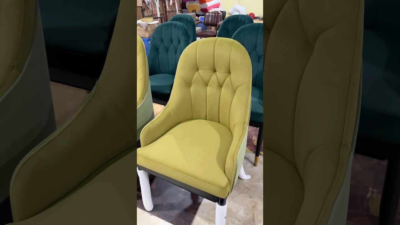 Avocado colored dining chair 