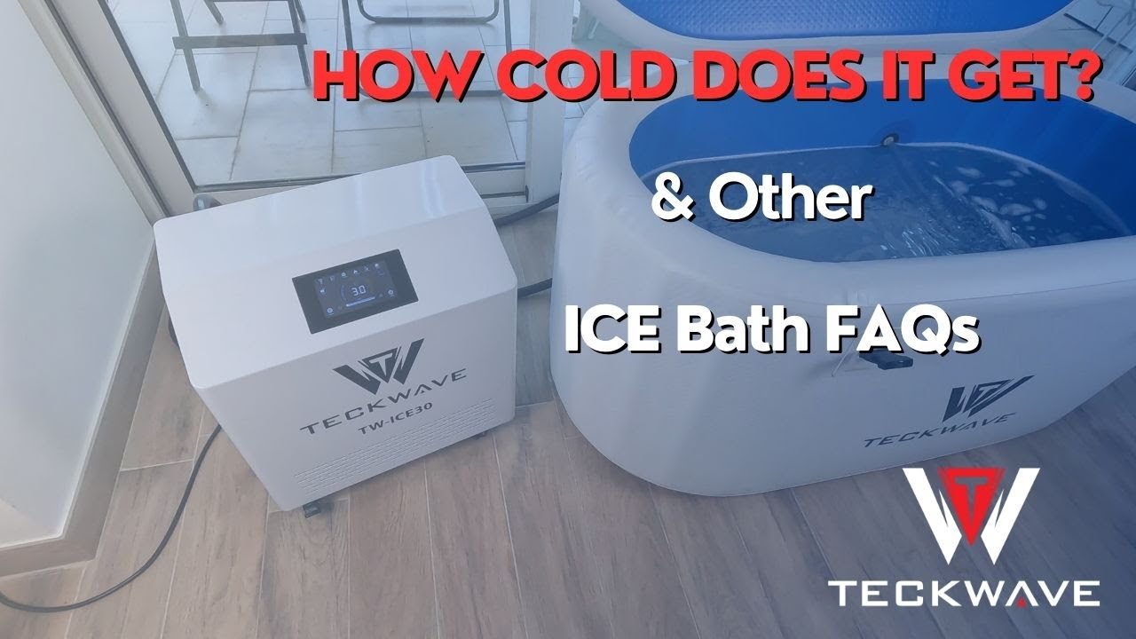 TECKWAVE Ice Bath- How Cold Does it get? Filtration & TECKWAVE App