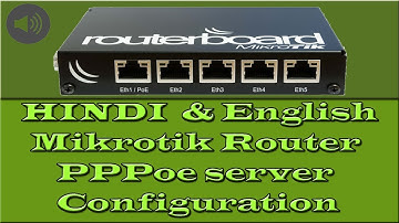 Mikrotik Router setup PPPoe server