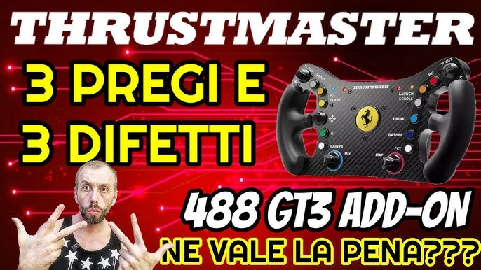 CORONA THRUSTMASTER FERRARI 488 GT3 ADD-ON UNBOXING ITA 💥 