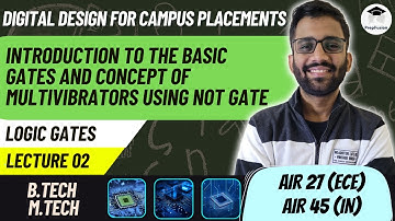 Introduction to Basic Gates and Concept of Multivibrators using NOT Gate || Digital Design