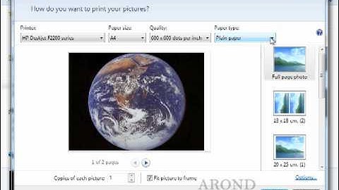 Using Windows 7 - Print an Image