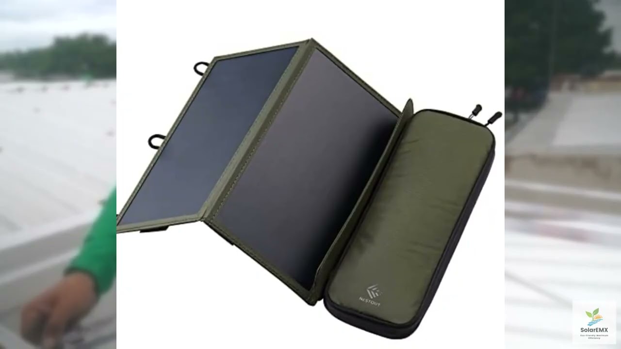 Review - ELECOM NESTOUT Portable Solar Panel, Dual USB-A Ports