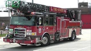 Tri-State FPD Ladder 122 Responding