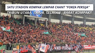 JAKMANIA KOMPAK!! ANTAR TRIBUN JAKMANIA SALING LEMPAR CHANT “FORZA PERSIJA”