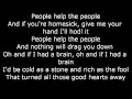 Birdy People Help the People Lyrics