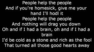 Video thumbnail of "Birdy People Help the People Lyrics"