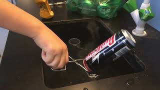 Imploding cans with water In Slow Motion!!!