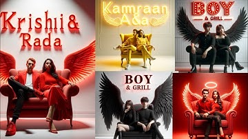 Create 3D Ai Wings Couple Images With Name photo editing | bing ai | bing image creator tutorial