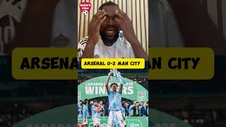 Live reaction to City’s Second goal at the Carabao Final against Arsenal. FT Arsenal 0-2 Man City