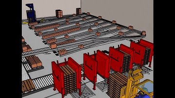Conveyor System in Sketchup