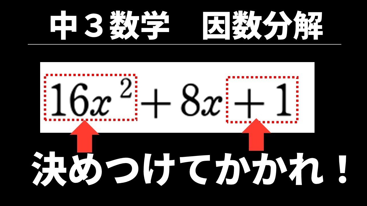 【中古】 愛の因数分解 2.5 公式を利用する因数分解ーその2 発展【中3数学 展開 因数分解
