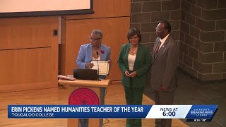 Erin Pickens named Tougaloo’s Humanities Teacher of the Year