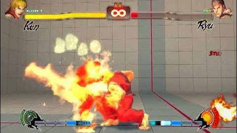SF4 Ken combo 1 training