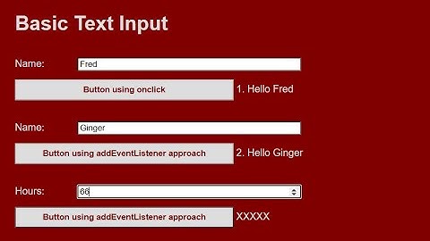 HTML CSS JavaScript: Text Input -- oninput event