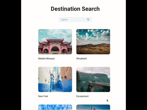 CODING PRACTICE 6 | DESTINATION SEARCH | REACT JS | CCBP 4.O | CCBP