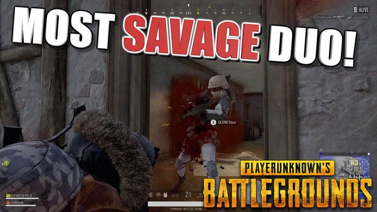 ЛУЧШИЙ ДУЭТ В PUBG НА XBOX ONE! (ДИКИЙ ГЕЙМПЛЕЙ В PUBG С ITSREAL85 И DYT GUTTA937)