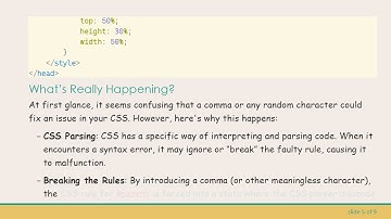 Understanding the Role of Meaningless Characters in CSS for Vertical Alignment