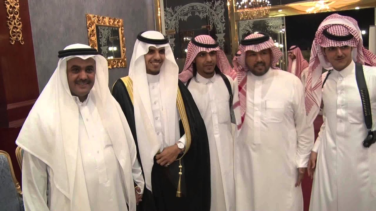 حفل الشيخ / محمد مفوز المورقي وأخوانه يرحبون بالضيوف الكرام في حفل زفاف أبنهم ماجد محمد مفوز