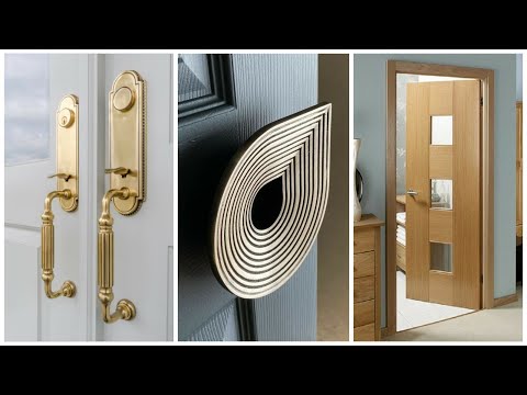 الجديد في الابواب الخشبية ومقابض بتصاميم رائعة 2021