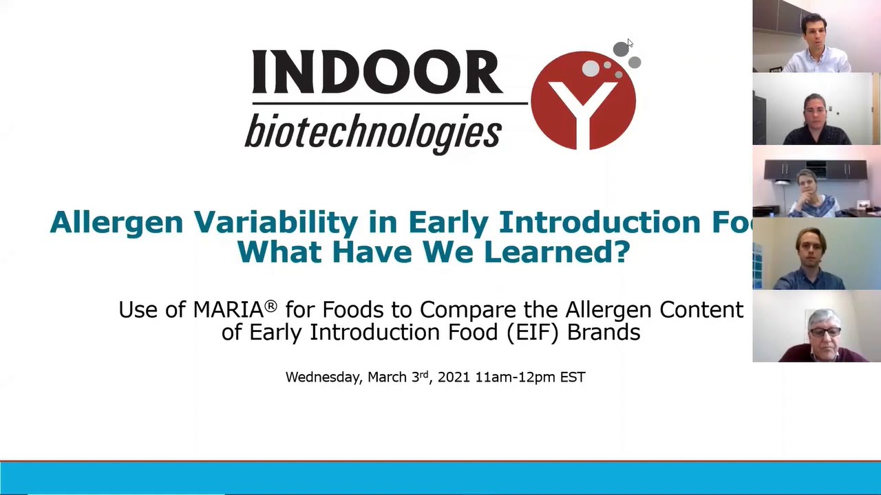 Allergen Variability in Early Introduction Foods