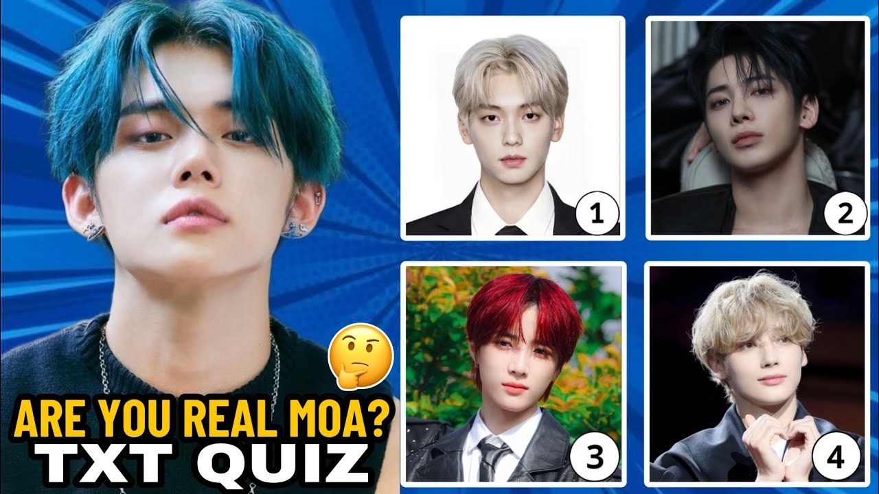 ARE YOU A REAL MOA❓🤔 TXT QUIZ | KPOP QUIZ 2025 | KPOP GAMES 🤩