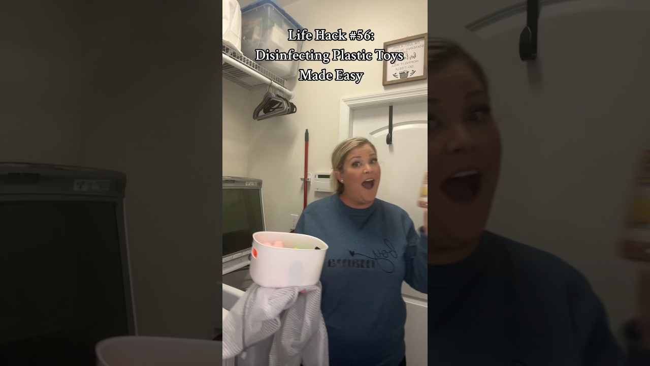 Parenting Hack for Cleaning Plastic Toys