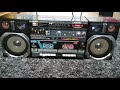 lasonic l30k bluetooth gettoblaster boombox teste .