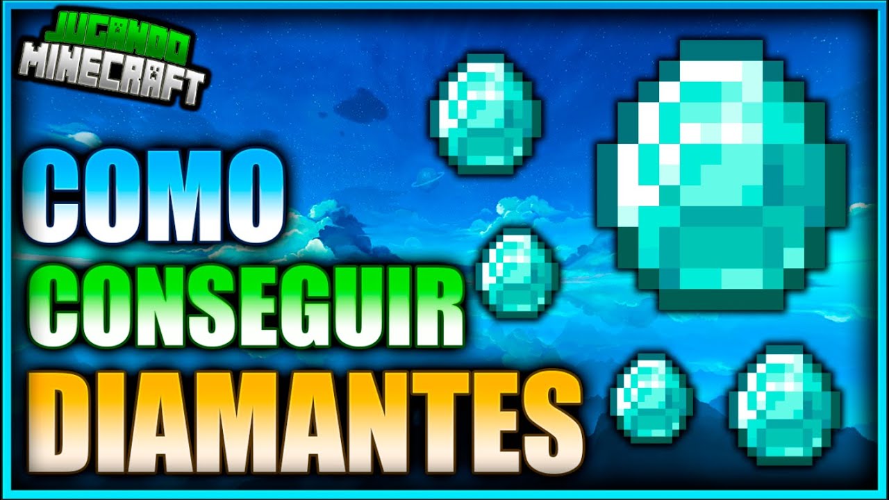 COMO ENCONTRAR DIAMANTES FACIL PARA PRINCIPIANTES - JUGANDO MINECRAFT