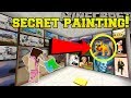 Minecraft: SECRET PAINTING!!! - The Puzzle Button - Custom Map