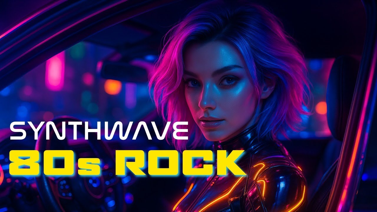 Midnight Cyber Highway – Ultimate Synthwave 80s Rock Fusion Night Drive