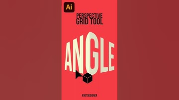 perspective Grid - illustratorshort #perspective #illustratorshorts #shorts