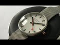 TUTORIAL Mondaine Watch Railway Mini Giant 30362 Quick Battery Change