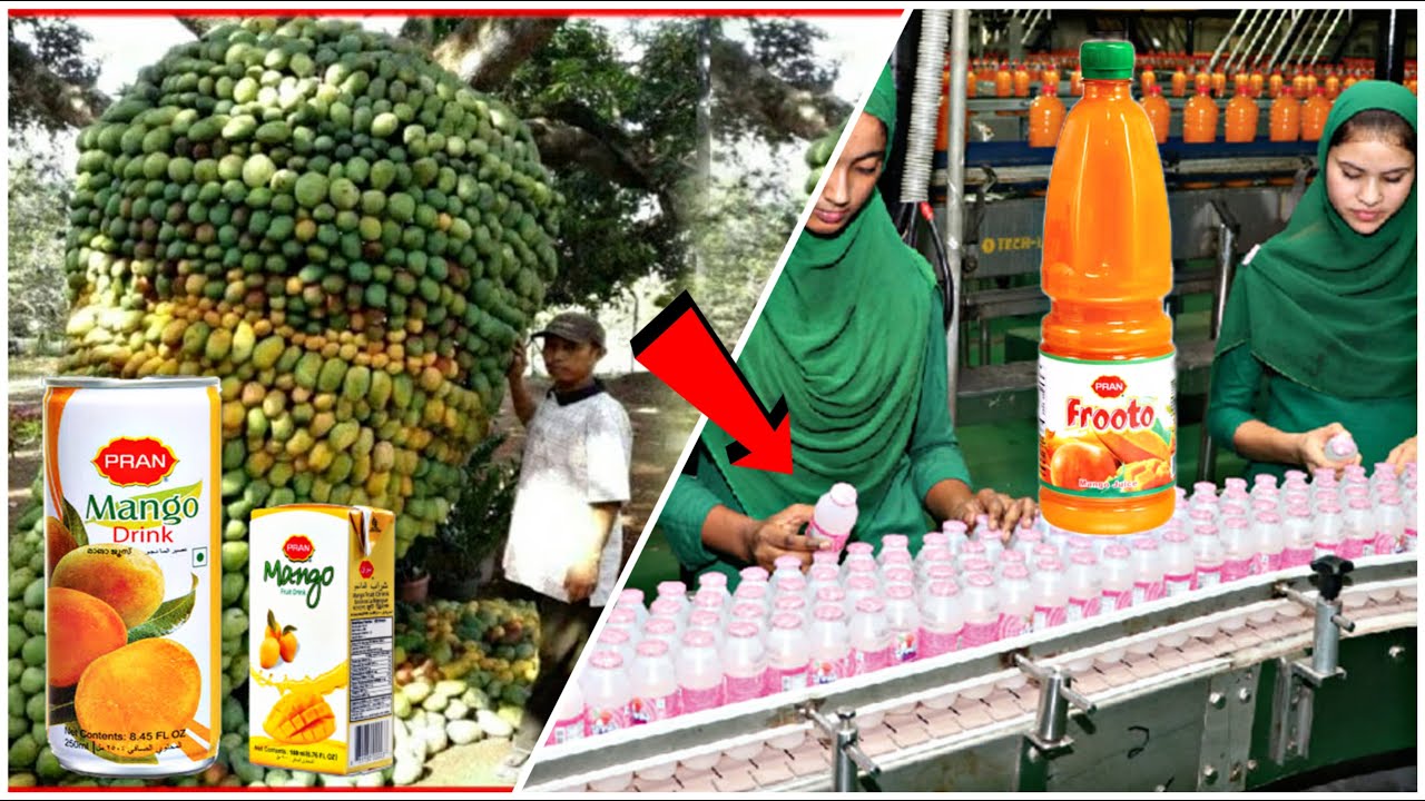   Pran Mango Juice       Pran mango juice factory process