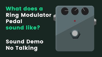 What does a Ring Modulator Pedal sound like? | Sound Demo (No Talking)