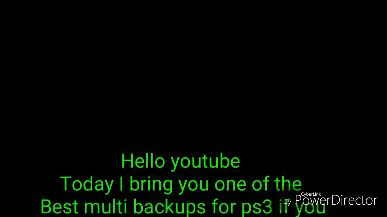 Multi backup ps3 no jailbreak