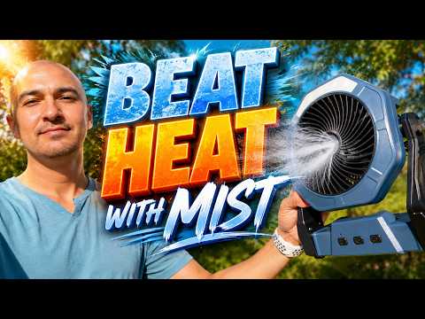 Ausic Misting Fan Review | Portable Camping Fan With Water Spray