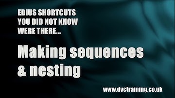 EDIUS secret shortcuts