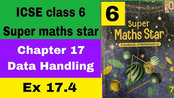 ICSE class 6 Super maths star Chapter 17 Data Handling Ex 17.4