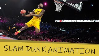 weight in a slam dunk animation