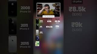 iPhone ka PRICE kaise INCREASE hua hain?! | Ankur Warikoo #shorts