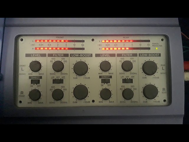 Sony #xm504x #vu #meter #amplifier - YouTube