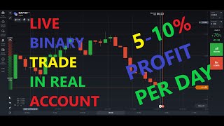 BINARY TRADE SIGNALS on IQoption REAL CASH account 284 - 317 EURO
