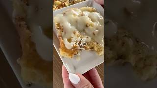 The BEST bread pudding recipe! Link to the full recipe & sauce recipes in description! #breadpudding