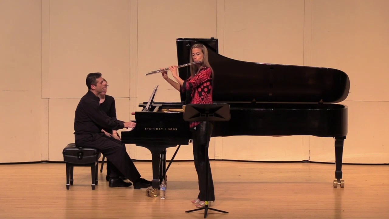 Eric Ewazen Sonata No. 1 for Flute and Piano, III. Allegro giocoso YouTube