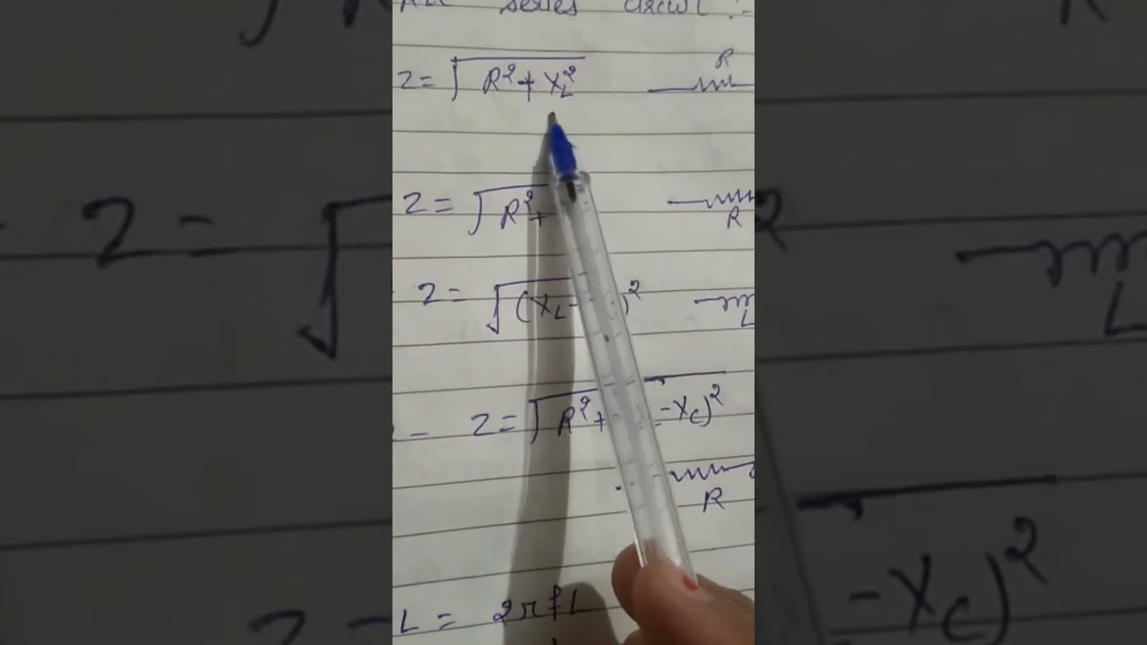 RLC circuit formulas |htet pgt physics |tgt science