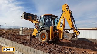 JCB 3CX | ⚠ Making Road And Leveling Sand 🏗️👷