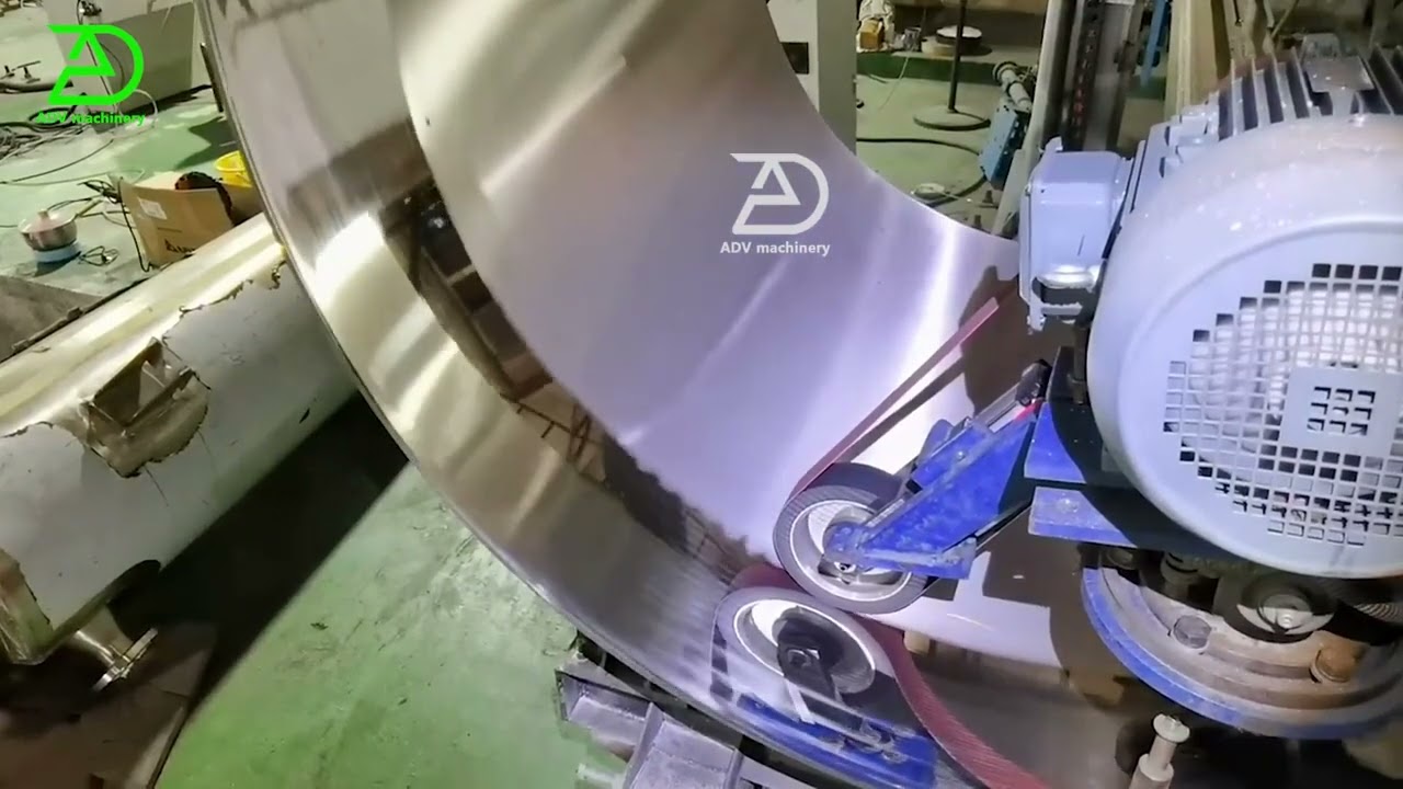 ADV701 Professional supply of stainless steel tank polishing machine for water filter tank