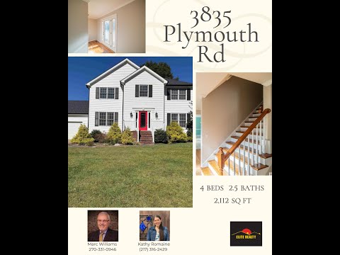 3835 Plymouth Road, Paducah, KY home video tour